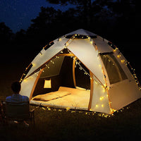 Outdoor Camping Tent for Overnight Stays, Beach Shade, Rain Protection, and Picnics