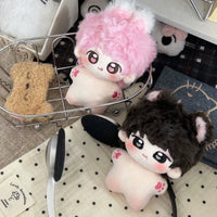 Mu Zhicheng & Wang Lujie 10cm Cotton Doll Plush Keychain Pendant