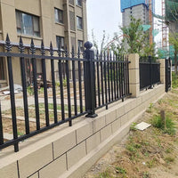 Hot-Dip Galvanized Steel Balcony Railing Outdoor Fence Aluminum Art Villa Courtyard Gate