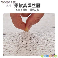 Ultra-Thin 1mm PVC Entrance Mat, Non-Slip & Trimmable, Gray Door Mat for Home Entryways