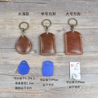 Access Card Holder Keychain for IC/ID Cards and Elevator Access