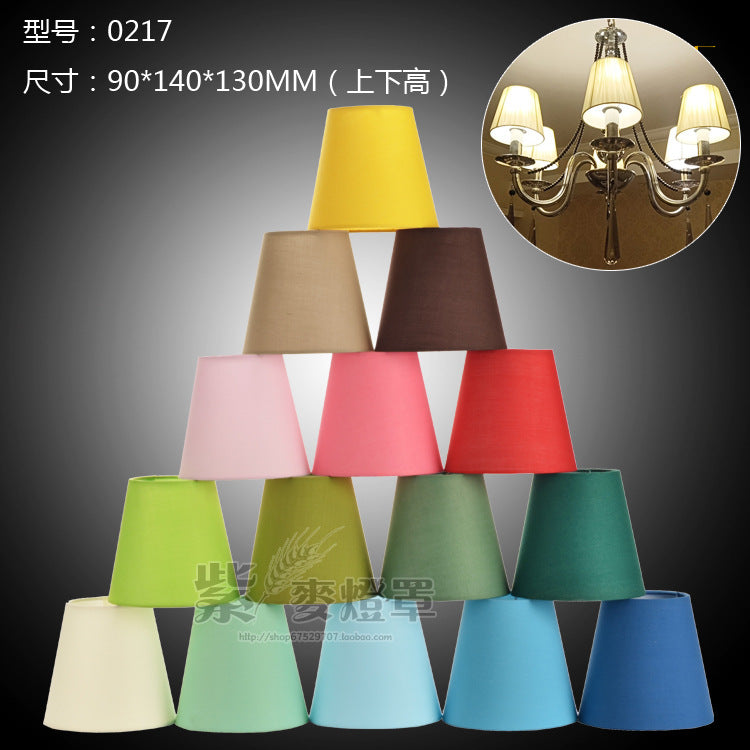 Macaron Fabric Lampshade for Pendant and Wall Lights, Creative Cloth Lamp Cover