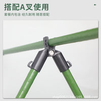 A-Frame Trellis Plant Support for Grapes and Climbing Plants, Coated Steel Tube Garden Frame