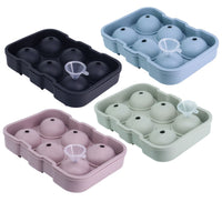 Silicone Ice Cube Tray Set for Whiskey and Cocktails - 6-Sphere and 6-Cube Molds