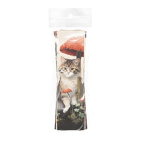 30-Pack Japanese Cat Bookmark Set with Blessing Messages