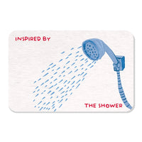 Diatomaceous Earth Bath Mat Quick Dry Non-Slip Absorbent Floor Mat for Bathroom Entrance