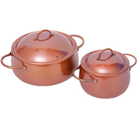 Hand-Forged Pure Copper Mini Hot Pot for Tea, Milk, Noodles, and Stews