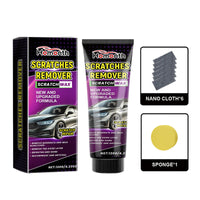 HOMONTH Car Scratch Remover Kit with Nano Cloth and Sponge for Paint and Headlight Care
