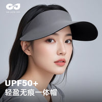 UV Protection Sun Visor Hat for Women, Foldable Wide Brim Sports Sun Hat