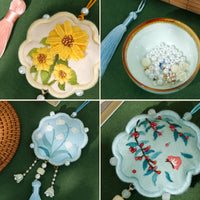 DIY Embroidery Sachet Kit for Couples - Peace Charm Design