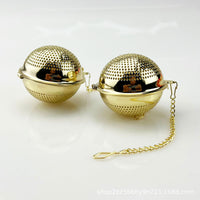5.2cm Stainless Steel Mesh Tea Infuser Ball with Chain for Loose Leaf Tea