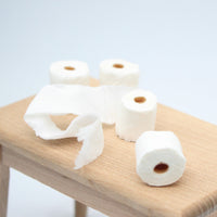 Dollhouse Miniature Tearable Toilet Paper Roll Model for OB11 Accessories