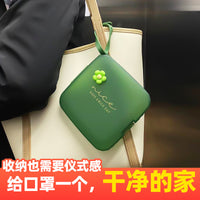 Portable Mask Storage Box with Hanging Loop, Dustproof and Lightweight