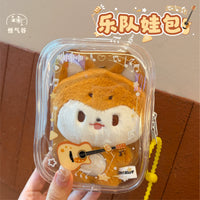 Band Doll PVC Dustproof Storage Bag for 10cm Dolls