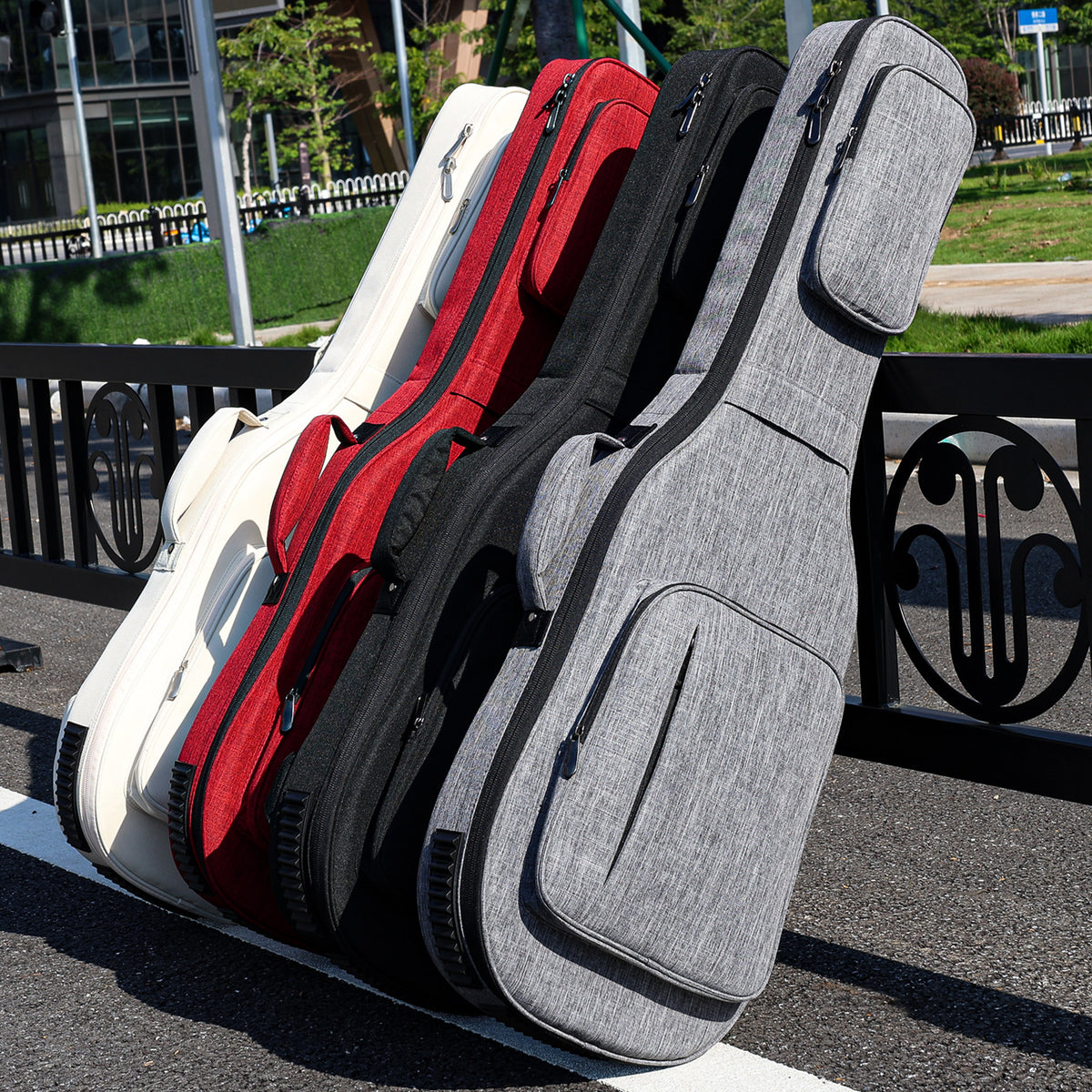 Thickened Padded Electric Guitar Gig Bag Waterproof Lightweight 39-inch Case with Anti-Collision and Pressure Resistance