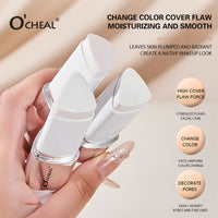 OCHEAL Color Changing Double-Ended Foundation Stick & Concealer for Nose Shadow, Contouring, and Brightening