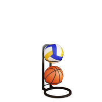 Foldable Sports Ball Storage Rack for Basketball, Football, Volleyball - Home & Kids' Ball Organizer