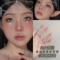 Face Gems Self-Adhesive Rhinestone Stickers for Festivals and Stage Makeup