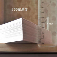 Jingzhi Cardboard Square Origami Backing Paper Thickened White Hard Cardboard for Kindergarten Handicrafts