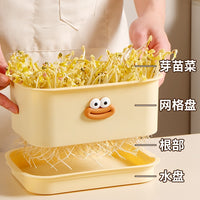 Multi-layer Seed Sprouter Tray Kit for Home Use - Food Grade Bean Sprout Growing System