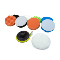 Car Polishing and Buffing Kit with Sponge Pads and Wool Wheel for Detailing