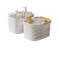 Portable Shower Caddy Basket with Drainage for Dorms and Bathrooms