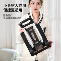 Foldable Portable Shopping Cart with Wheels, Heavy-Duty Hand Truck for Groceries, Luggage, and Deliveries