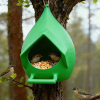 Durable Plastic Outdoor Hanging Bird Feeder for Garden and Yard
