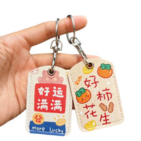 Cute Mini Access Card Holder with Keychain for Bus and Elevator Cards