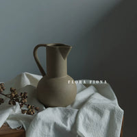 Wabi-Sabi Minimalist Terracotta Vase for Home Decor and Flower Arrangements