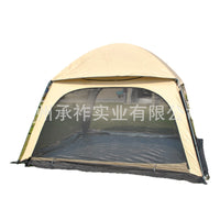 Large Double-Layer 6-Person Camping Tent with Groundsheet for Family Outdoor Shelter
