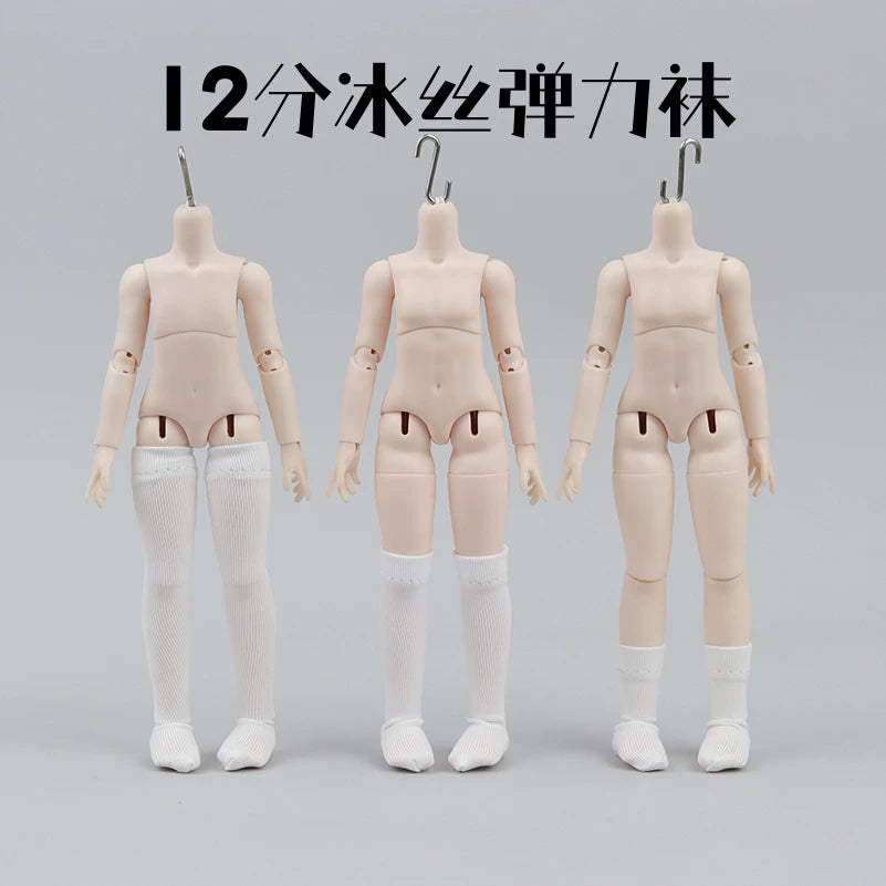 BJD Doll Elastic JK Calf Socks for OB11 Dolls