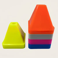 10cm Square Marker Cones for Soccer Training, Agility Drills, and Obstacle Courses