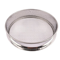 Garden Soil Sieve Compost Sifter with Square Mesh for Sampling and Screening, 1-25mm Mesh Sizes