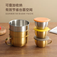 304 Stainless Steel Sauce Cup for Western Cuisine, Steak, Ketchup, Fries, BBQ