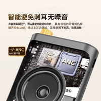 Wireless Lavalier Microphone System for Teachers - High Sensitivity Dual Mic with Loudspeaker