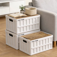 Foldable Car Trunk Organizer Storage Box for Camping and Outdoor Use
