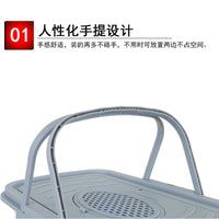Foldable Fishing Bucket Live Fish Container Thickened Portable Fishing Box