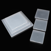 Clear PP Plastic Storage Box with Hinged Lid for Small Parts, Electronics, Hardware, and Accessories
