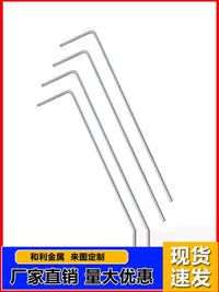 Galvanized Steel Tent Stakes V-Shaped Ground Pegs for Outdoor Canopy and Tents