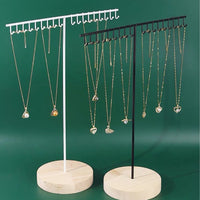 Minimalist Iron Art Necklace Display Stand Jewelry Organizer for Home and Retail
