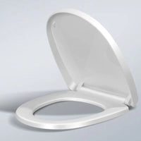 Thickened Slow-Close Toilet Seat Cover for O/U-Shape Toilets, Durable Quick-Install Replacement