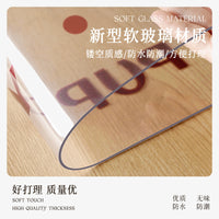 Round PVC Chair Mat for Hard Floors, Soundproof & Waterproof Desk Chair Mat, Floor Protector for Office & Home