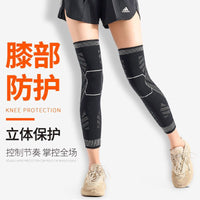 Geometric Extended Knitted Knee Brace for Sports, Running, Basketball, Cycling - Warmth and Cold Protection