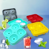 Silicone Diamond Ice Cube Tray for Whiskey and Wine, Easy Clean Food-Grade Ice Mold