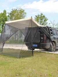 SUV Car Tail Tent with Mosquito Net, 270-Degree Surround, Sun and Rain Protection