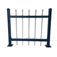 Zinc Steel Anti-Climb Security Fence for Perimeter Walls