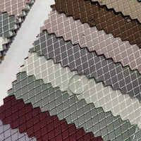 Waterproof Oxford Fabric with Twill Diamond Pattern and PU Coating for Bags