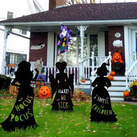 Halloween Metal Scarecrow Garden Stake Outdoor Yard Decoration