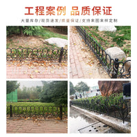 Cast Iron Garden Fence Panel for Lawn and Landscape Edging
